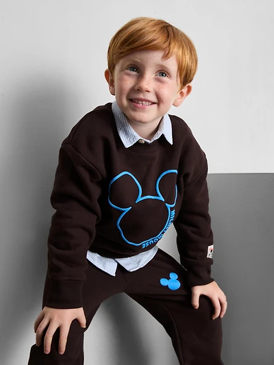 1-9yrs | Disney's Mickey Mouse Cotton-Rich Sweatshirt