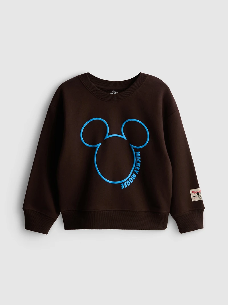 1-9yrs | Disney's Mickey Mouse Cotton-Rich Sweatshirt