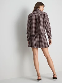 Paula Echevarría Check Ascot Shirt