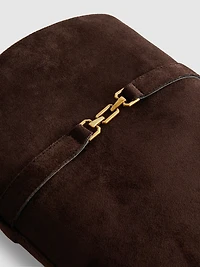 Faux Suede Knee-High Riding Boots