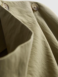 Cowl Neck Tie Side Blouse