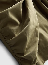 Cotton Wrap Tie Mini Skirt