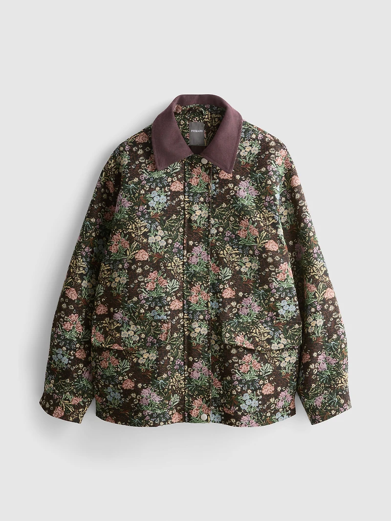 Paula Echevarría Jacquard Barn Jacket