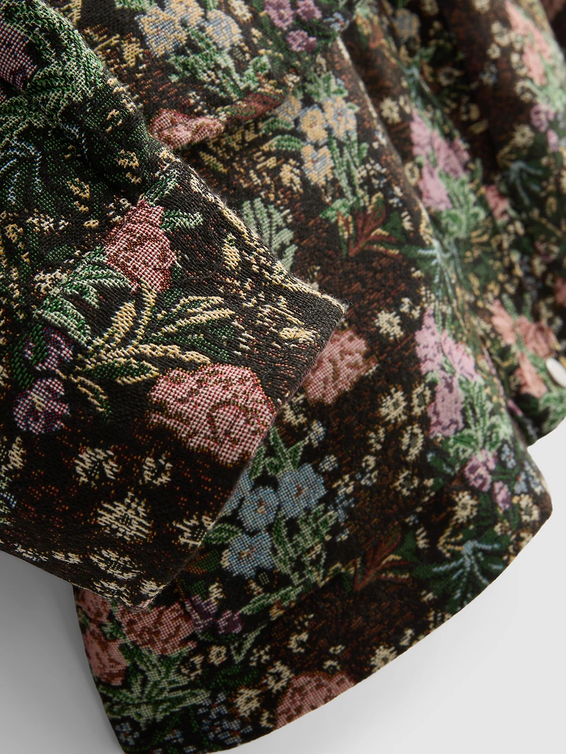 Paula Echevarría Jacquard Barn Jacket