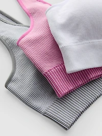 3pk Seamless V-Neck Bras