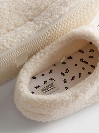 Snoopy Fleece Mule Slippers