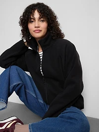 Zip-Up Funnel Neck Fleece