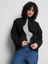 Zip-Up Funnel Neck Fleece