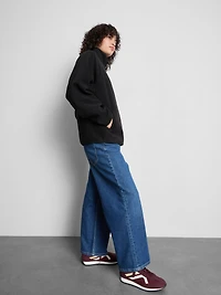 Zip-Up Funnel Neck Fleece