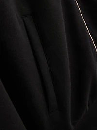 Modal Blend Zip Through Sweatshirt
