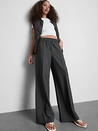 Smart Wide Leg Sweatpants