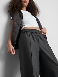 Smart Wide Leg Sweatpants