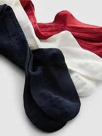 1.5-14yrs | 3pk Cotton Rich Textured Tights