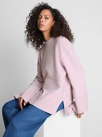 Paula Echevarría Relaxed Bell Sleeve Sweater