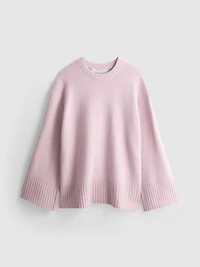Paula Echevarría Relaxed Bell Sleeve Sweater