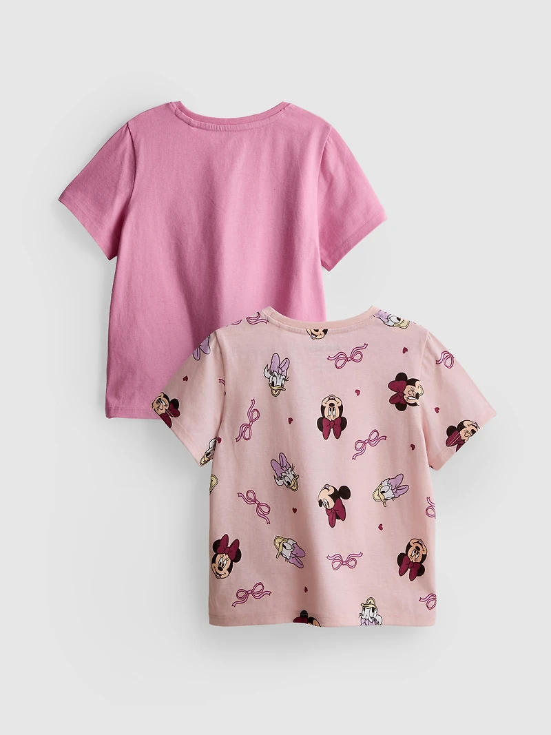 1-9yrs | 2pk Disney’s Minnie Mouse T-Shirts