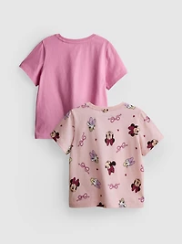 1-9yrs | 2pk Disney’s Minnie Mouse T-Shirts