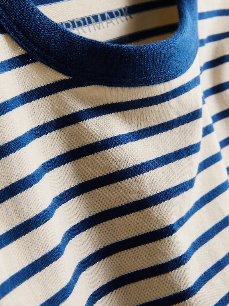 1-9yrs | Pure Cotton Stripe Long-Sleeve T-Shirt