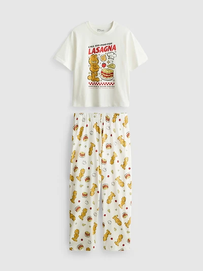 Garfield Graphic Cotton Pajamas