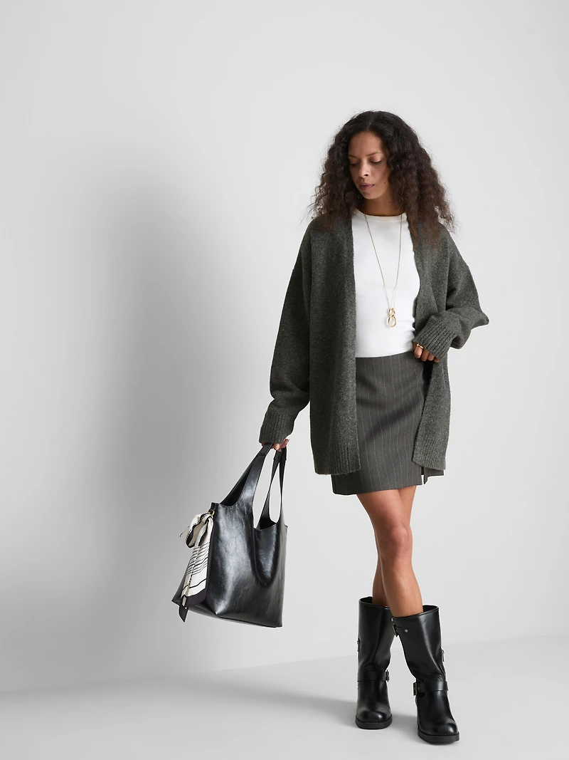 Classic Relaxed Knitted Cardigan
