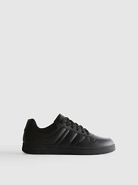 Panelled Lace-Up Sneakers