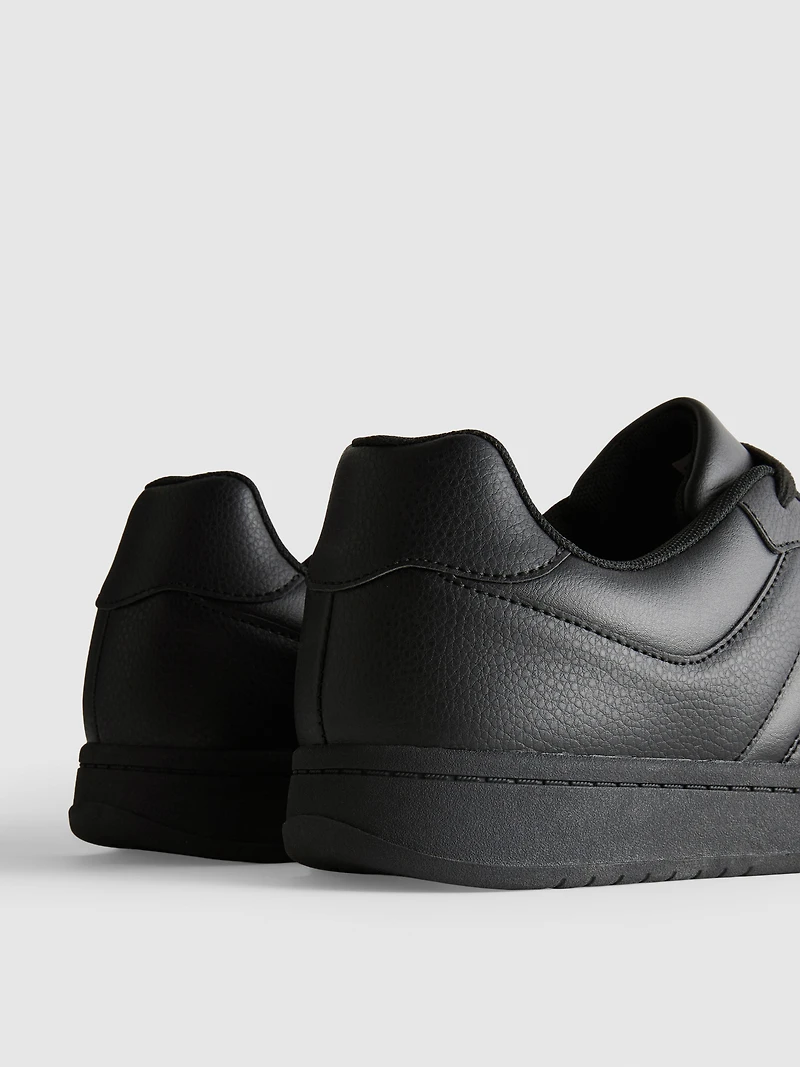 Panelled Lace-Up Sneakers