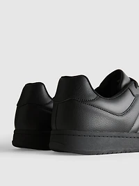 Panelled Lace-Up Sneakers