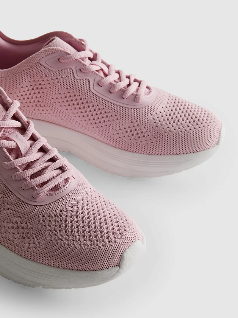 Low Top Knitted Sneakers