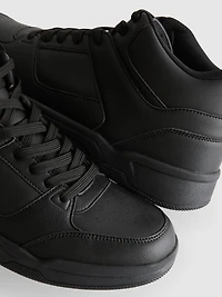 High-Top Lace-Up Sneakers
