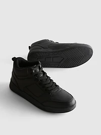High-Top Lace-Up Sneakers
