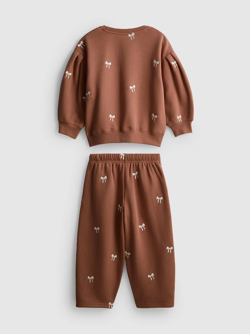 1-9yrs | Embroidered Sweatshirt and Joggers Set