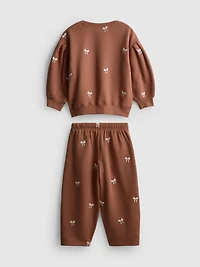 1-9yrs | Embroidered Sweatshirt and Joggers Set