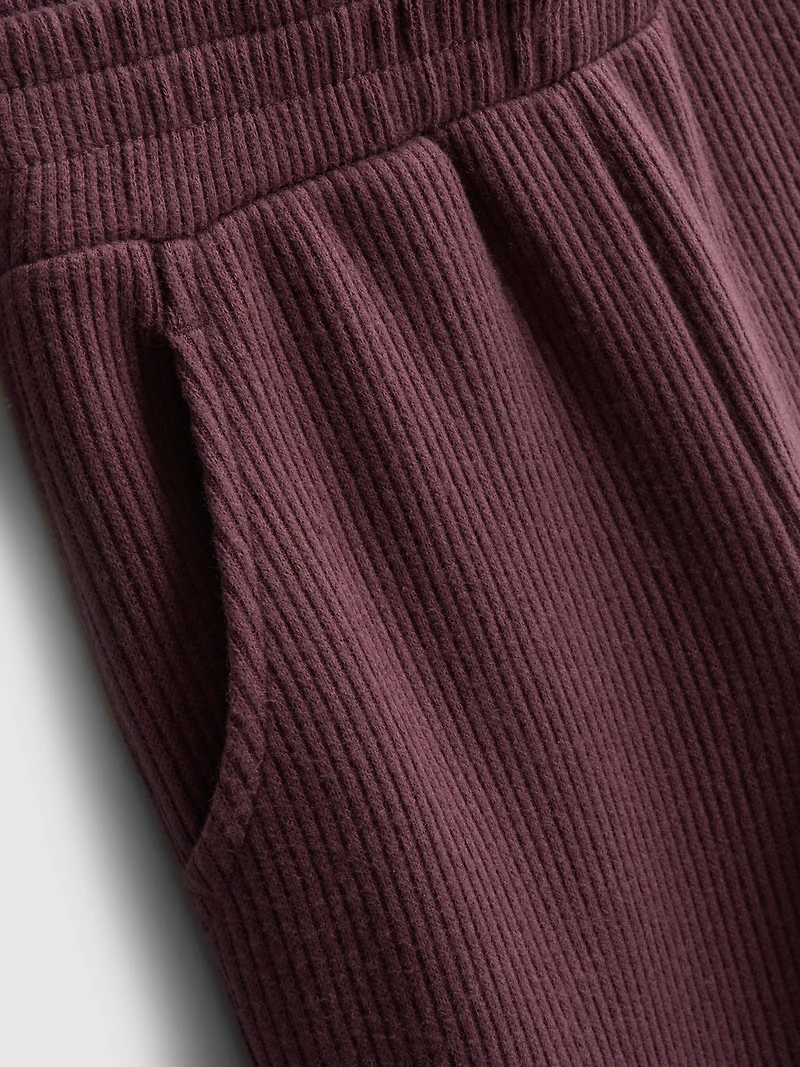 1-9yrs | Ribbed Ruffle Sweatshirt and Joggers Set