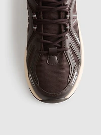 Retro Multi-Panel Sneakers