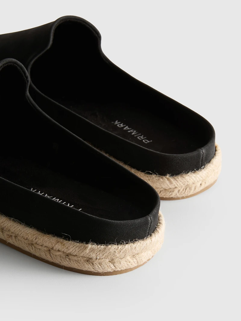 Slip-On Espadrille Mules
