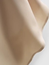 The Edit Satin Asymmetric Long Line Top