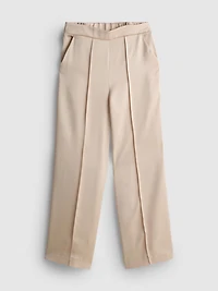 The Edit Satin Straight Leg Pants