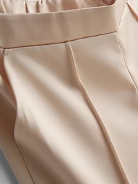 The Edit Satin Straight Leg Pants