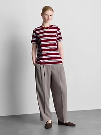 The Edit Striped Crew Neck T-Shirt
