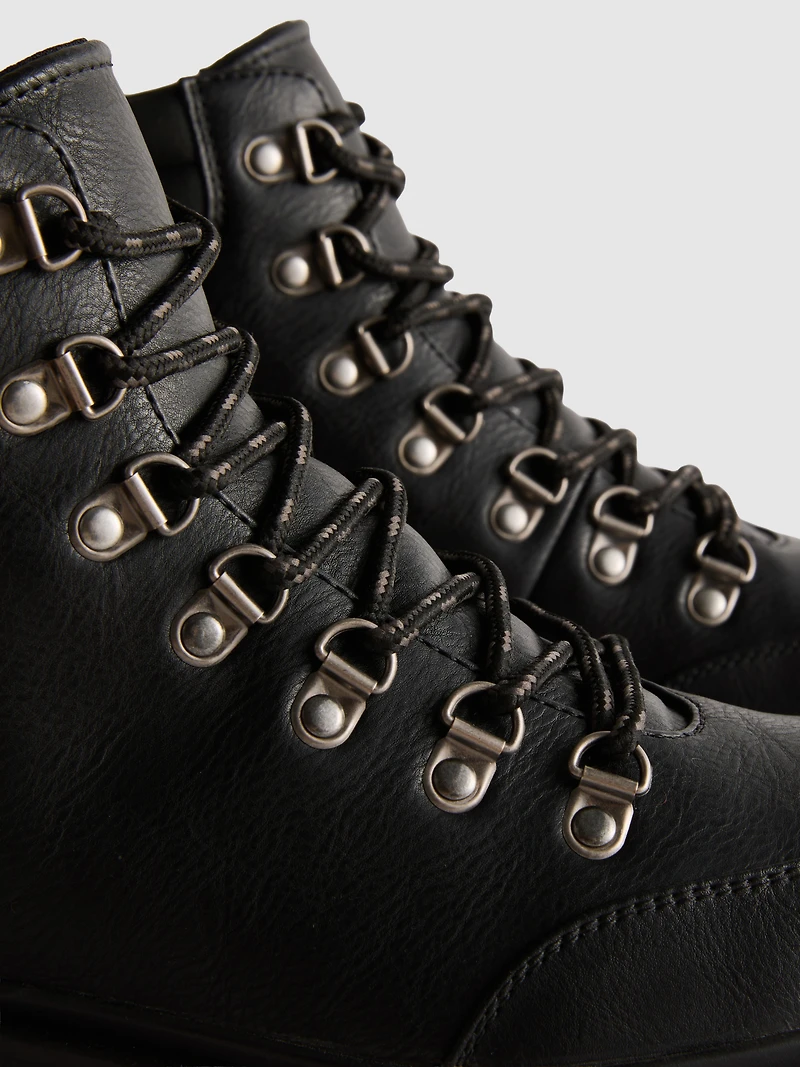 Lace-Up Hiking Boots