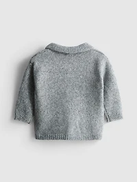 0-18mths | Dog Pocket Knit Cardigan