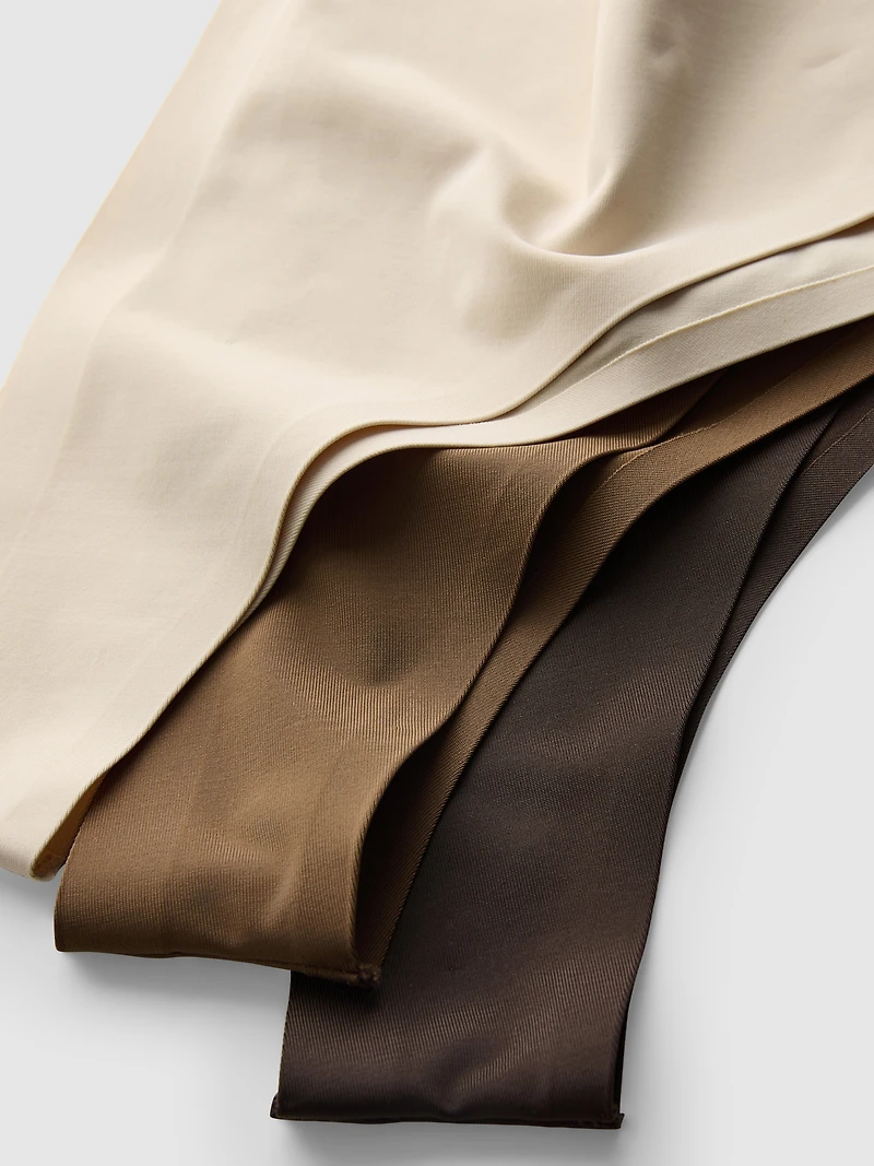 3pk Invisible Brazilian Briefs