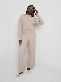 Knitted Marl Pants