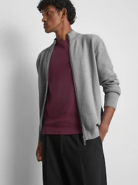 The Edit High-Neck Cardigan