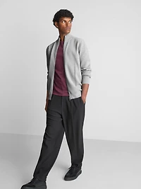 The Edit High-Neck Cardigan