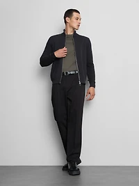 The Edit High-Neck Cardigan