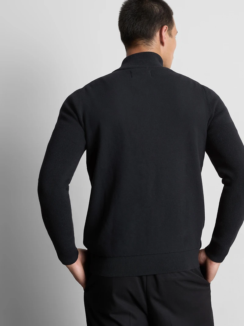 The Edit High-Neck Cardigan
