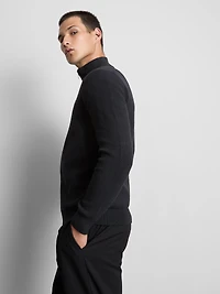 The Edit High-Neck Cardigan