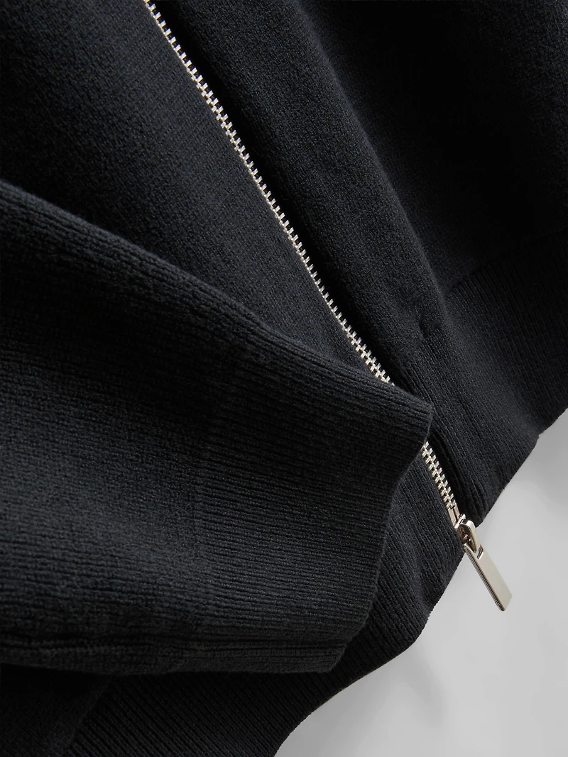 The Edit High-Neck Cardigan