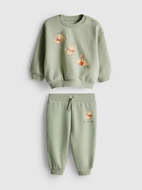 0-18mths | Disney’s Winnie The Pooh Sweatshirt and Joggers Newborn Set